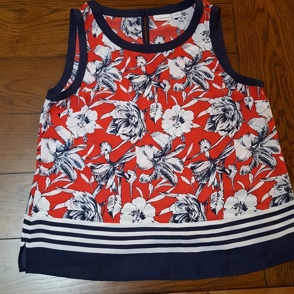 Liz Claiborne sleeveless top